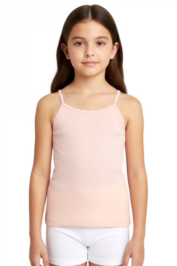 Kota 3411 Kız Çocuk Düz Renk Atlet 8804-5