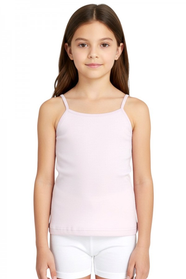 Kota 3411 Kız Çocuk Düz Renk Atlet 8804-6