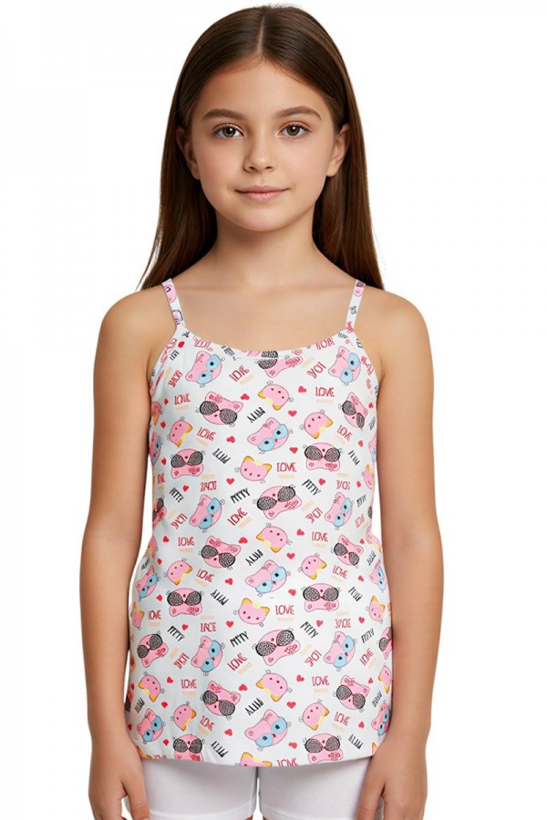 Tutku 0850 Kız İp Askı Empirme Atlet 8806-23