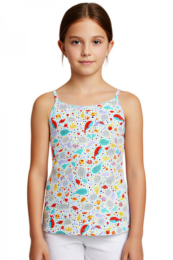 Tutku 0850 Kız İp Askı Empirme Atlet 8806-7