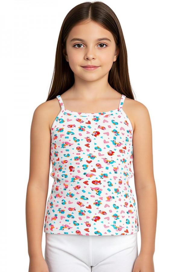 Tutku 0850 Kız İp Askı Empirme Atlet 8806-12