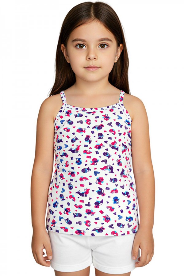 Tutku 0850 Kız İp Askı Empirme Atlet 8806-5