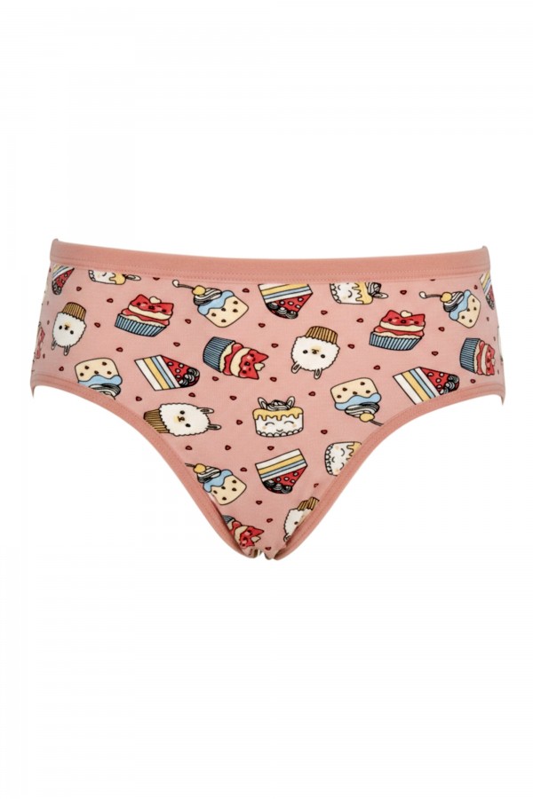Kota 3402 Kız Çocuk Baskılı Bikini Külot 8807-2