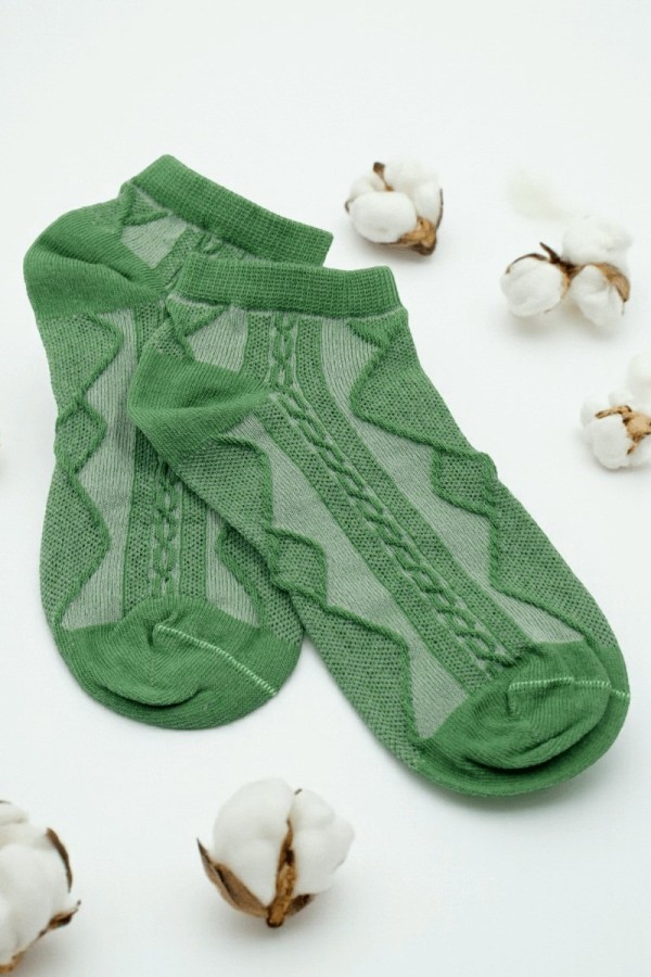 Dikişsiz Burun Kadın Patik Çorap (36-40) 9012-1