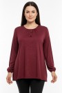 Erkan Düğmeli Penye Bluz 5025-1
