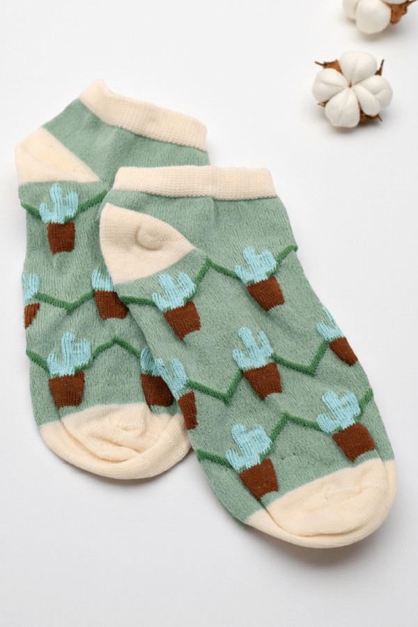 Dikişsiz Burun Kadın Patik Çorap (36-40) 9012-2