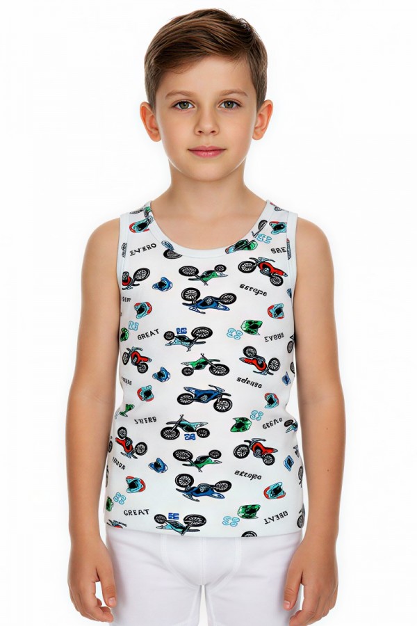 Kota 1014 Erkek Çocuk Baskılı Atlet 8414-6