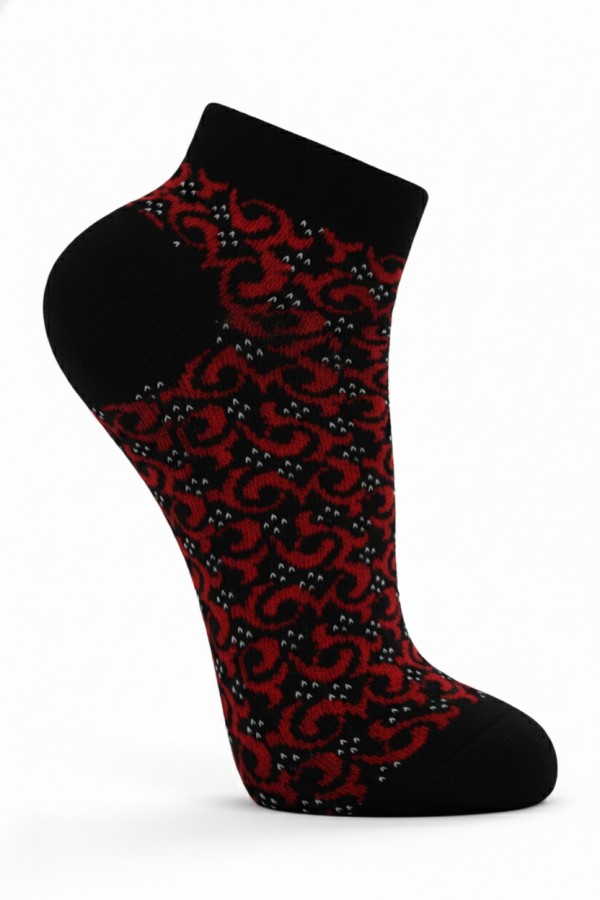 Vakre Socks Kadın Patik Çorap (36-40) 9006-3