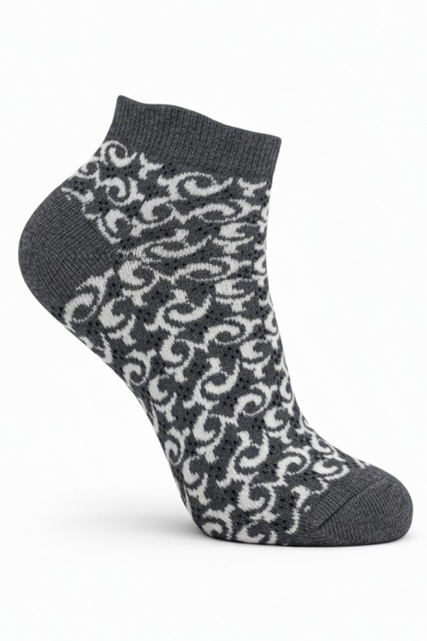 Vakre Socks Kadın Patik Çorap (36-40) 9006-4