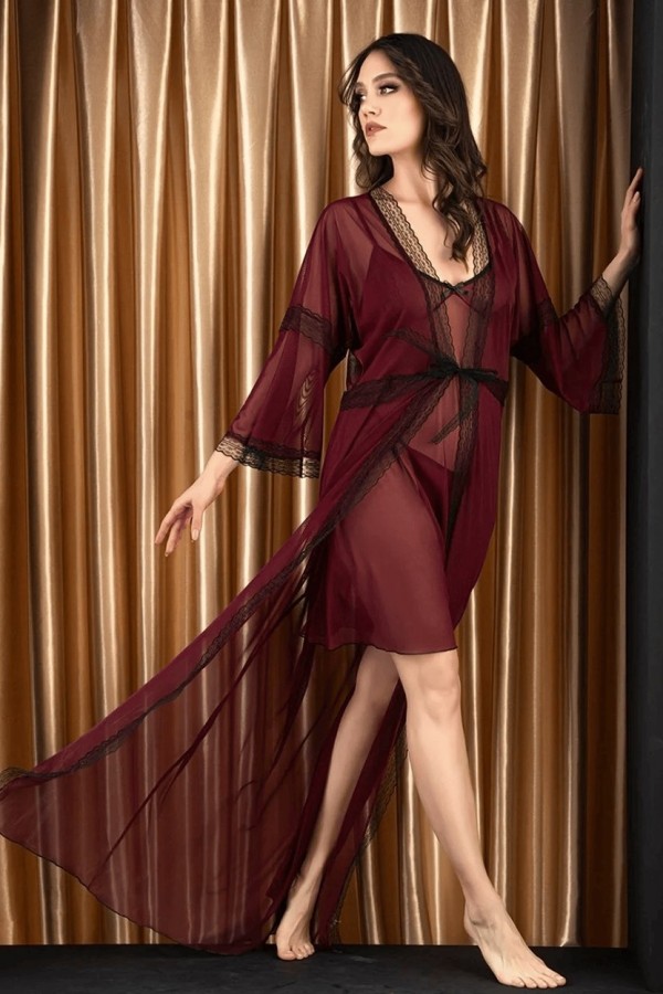 Lily Bianca 9013 Fantezi Gecelik 4000-12