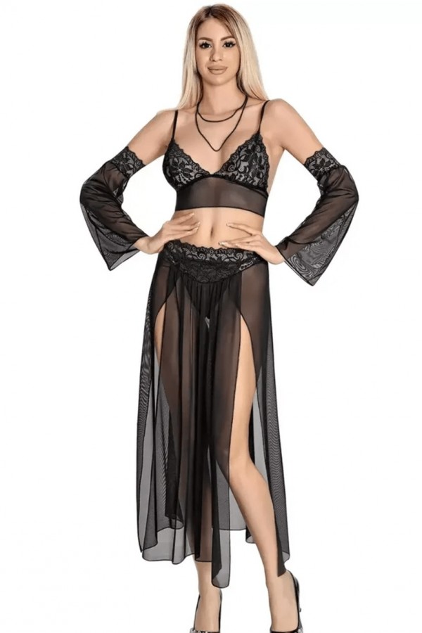 Lily Bianca 1819 Fantezi Gecelik 4001-1