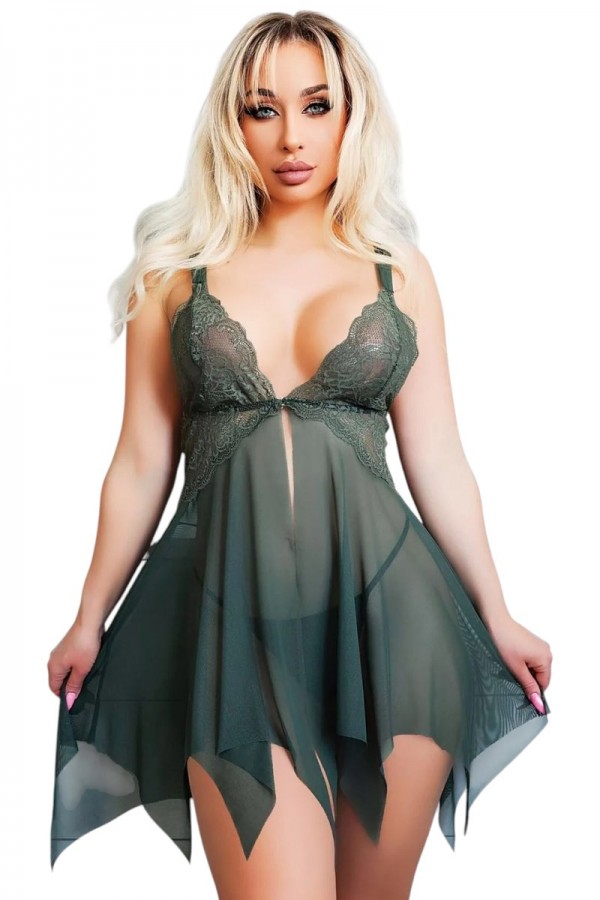 Nightlight 3638-2 Fantezi Gecelik 4016-4