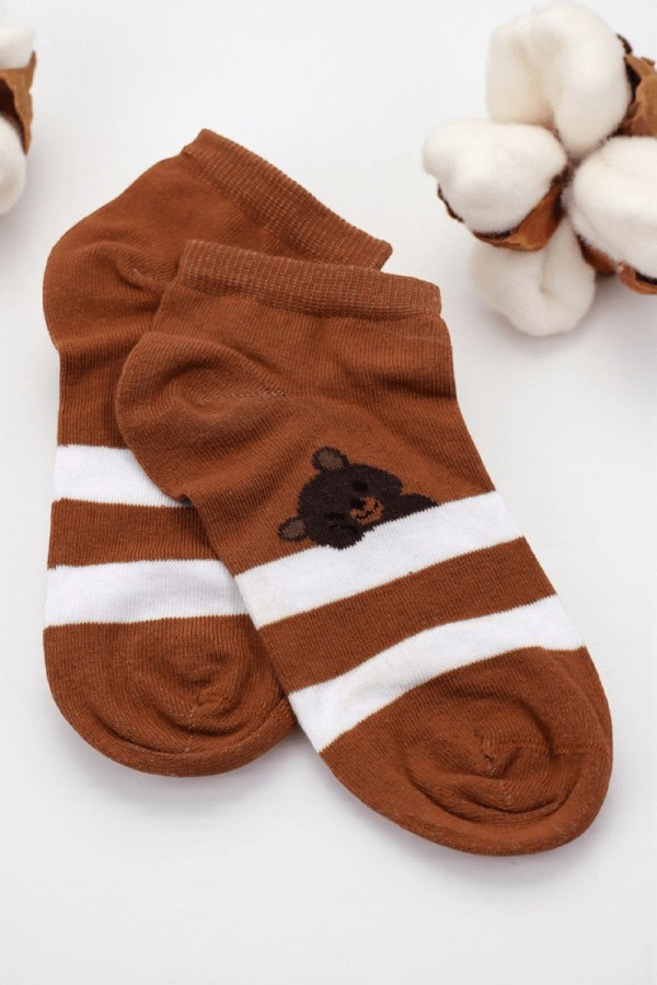 Dikişsiz Burun Kadın Patik Çorap (36-40) 9014-1