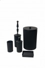 5 Parça Banyo Seti Siyah