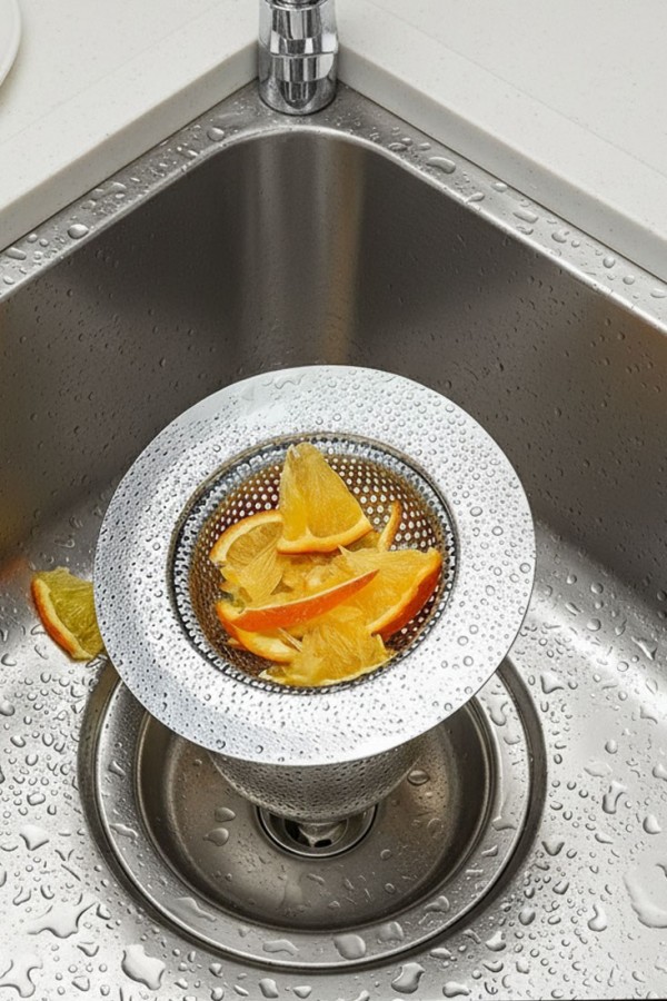 Paslanmaz Çelik Lavabo Süzgeci Çap 11.5 Cm