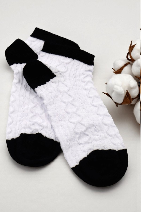 Dikişsiz Burun Kadın Patik Çorap (36-40) 9016-1