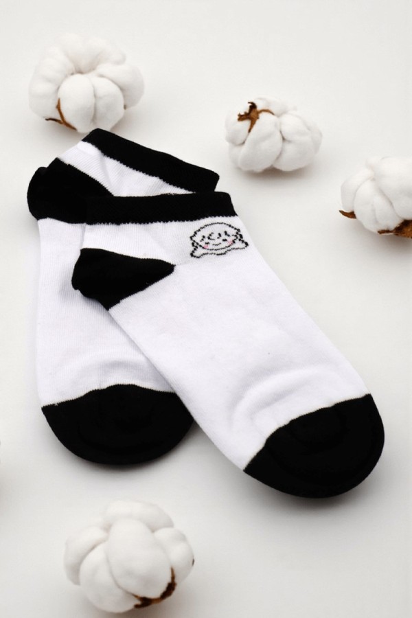 Dikişsiz Burun Kadın Patik Çorap (36-40) 9016-2