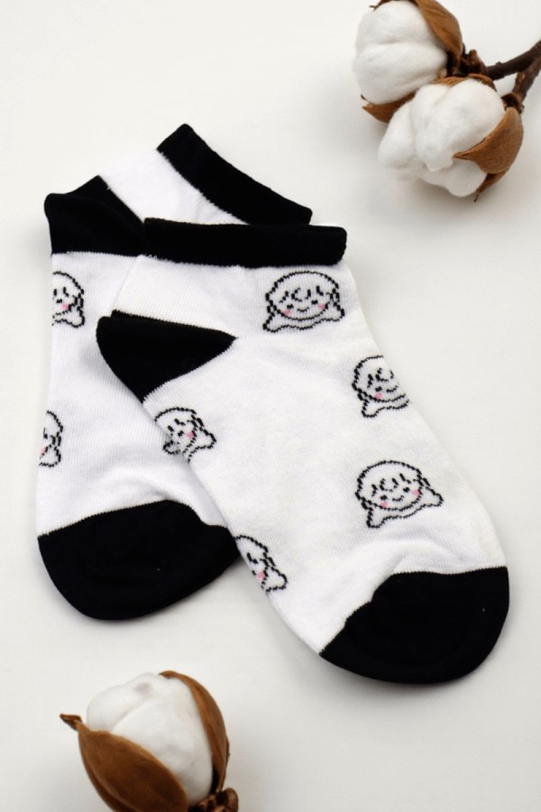 Dikişsiz Burun Kadın Patik Çorap (36-40) 9016-4