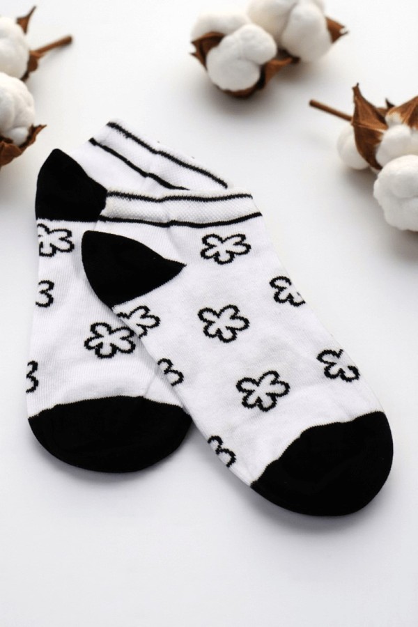 Dikişsiz Burun Kadın Patik Çorap (36-40) 9016-5