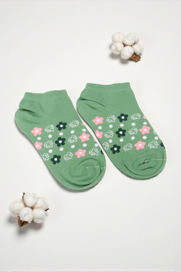 Dikişsiz Burun Kadın Patik Çorap (36-40) 9017-3