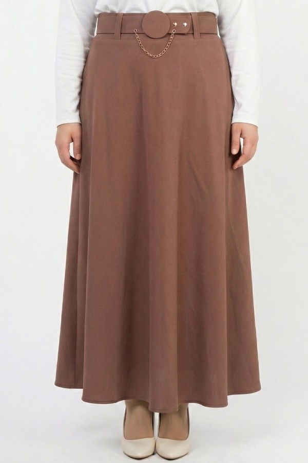 Portoriko Kumaş Astarlı Kalem Etek 2005-1