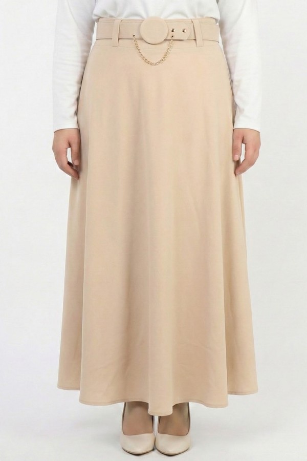 Portoriko Kumaş Astarlı Kalem Etek 2005-3