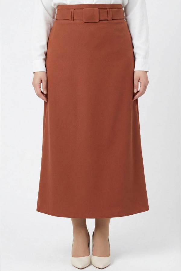 Portoriko Kumaş Astarlı Kalem Etek 2008-3