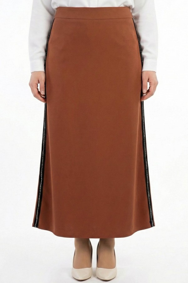 Portoriko Kumaş Astarlı Kalem Etek 2010-1