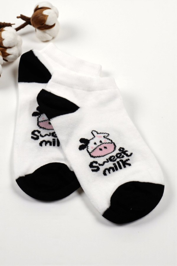 Dikişsiz Burun Kadın Patik Çorap (36-40) 9018-3