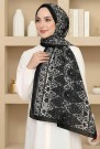Desenli Bambu Crush Şal 6009-3