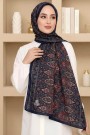 Desenli Bambu Crush Şal 6009-12