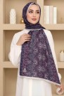 Desenli Bambu Crush Şal 6009-10