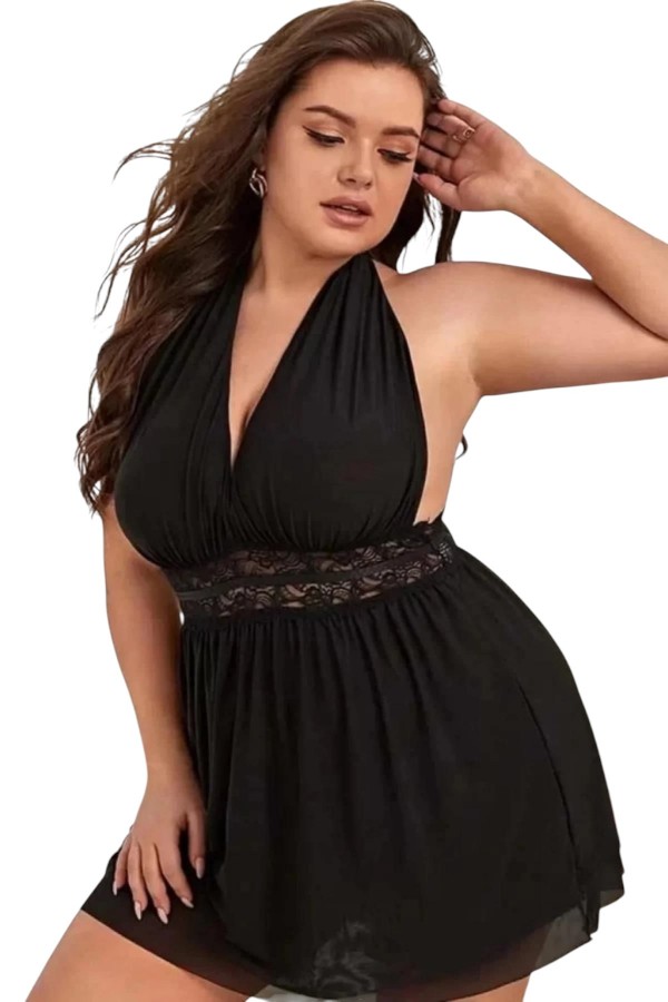Lily Bianca 5044 Battal Fantezi Gecelik 4018-2