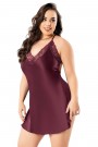 Miss Laris 4035 Battal Saten Gecelik 4019-2