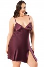 Miss Laris 4048 Battal Saten Gecelik 4019-5