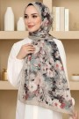 Desenli Bambu Crush Şal 6010-4