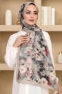 Desenli Bambu Crush Şal 6010-4