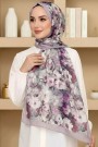 Desenli Bambu Crush Şal 6010-3