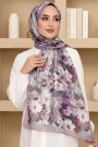 Desenli Bambu Crush Şal 6010-3