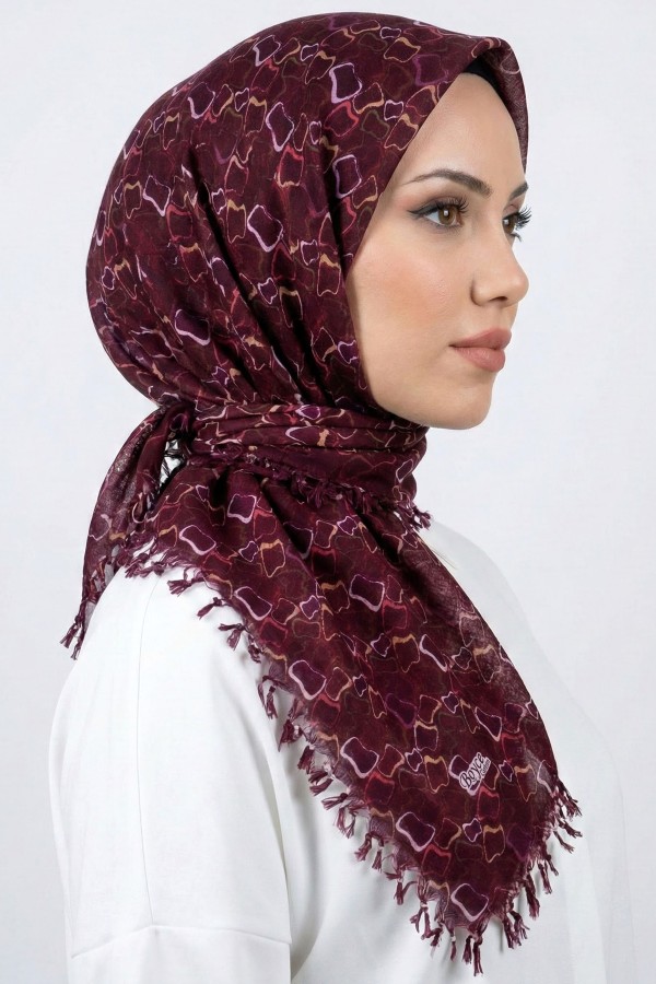 Boncuklu Desenli Yazma 6602-11