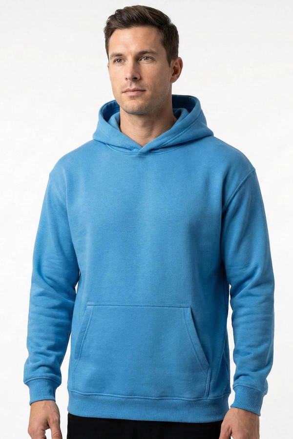 Baskılı Kapşonlu Sweatshirt 5403-3